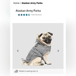 Canada Poch Size 16 Parka - Grey